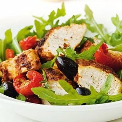 Kycklingsallad med Chili Pesto